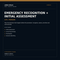 Limen Vitalis Emergency Recognition and Initial Assessment — LV-ERA-01