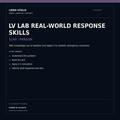 Limen Vitalis LV Lab Real-World Response Skills — LV-LAB-01